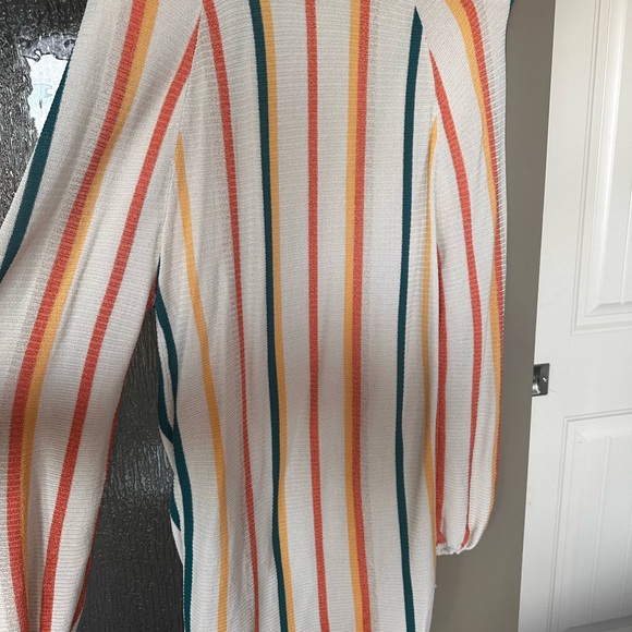 Society amuse rainbow striped cardigan - Picture 2 of 4